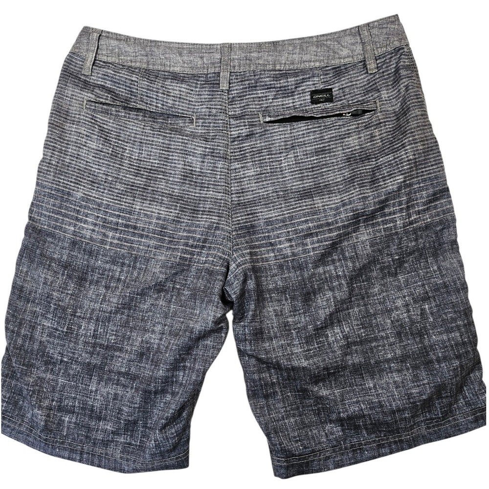 O'Neill Hybrid Shorts Mens 34 Gray Heathered Board Shorts Surf Swim Trunks - Picture 2 of 14